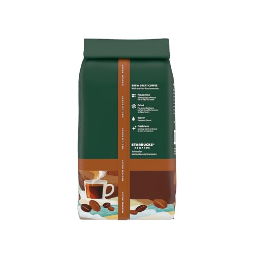 Starbucks Ground Coffee Breakfast Blend Medium Roast, 18 oz Bag - image 9
