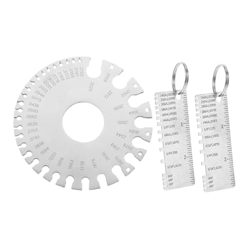 Herramienta de Medición de Espesor para Soldadura PRETYZOOM 3 Piezas miniatura 1