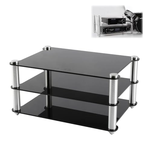 Support stéréo acrylique transparent pour DAC ampli casque et lecteur CD hifi