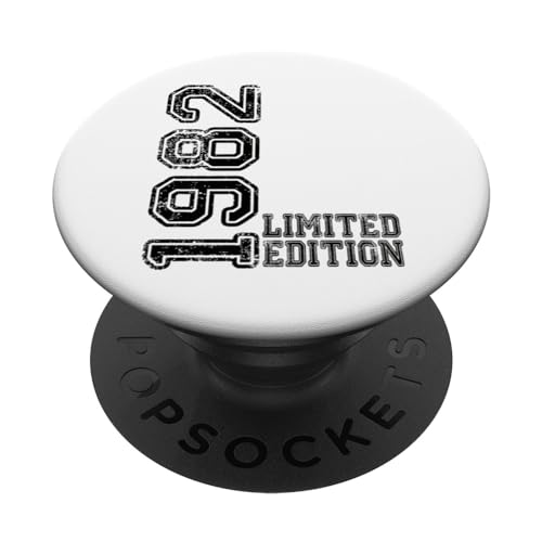 Edición limitada 1982 Cumpleaños 1982 Nacido 1982 Vintage PopSockets PopGrip Intercambiable
