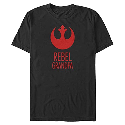 T-shirt Star Wars Rebel Grandpa grande taille à manches courtes pour homme
