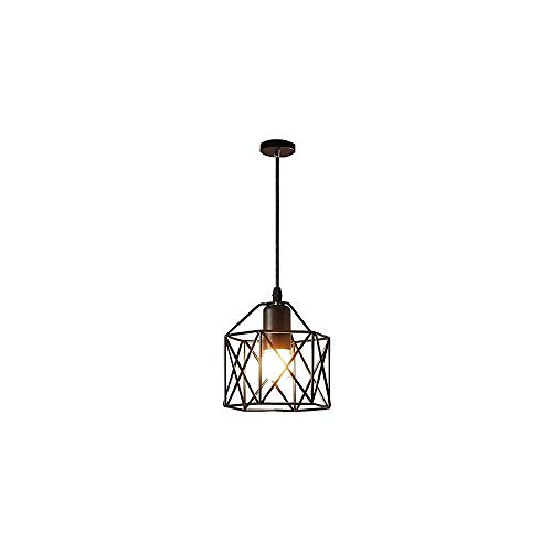 Fer plafonnier ferme suspension lampe E27 luminaire encastré pour loft et salon