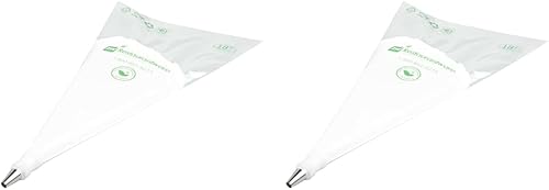 Restaurantware Pastry Tek Punta de tubería, 1 punta redonda redonda para glaseado  #12, resistente a la corrosión, punta de glaseado de acero