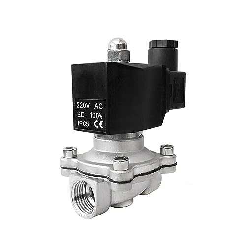 Électrovanne Normalement Fermée 1 Pouce Inox Étanche Eau Domestique