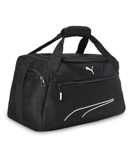 Image of Puma Polyester Unisex-Adult Fundamentals Travel Duffle S, Black (9140101), 24 CM