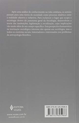 Construção social da realidade: Tratado de sociologia do conhecimento