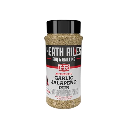 Heath Riles BBQ Garlic Jalapeño Rub Seasoning