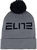 Set de gorro y guantes Nike Elite para niños grandes (talla única, gris humo/negro) 8