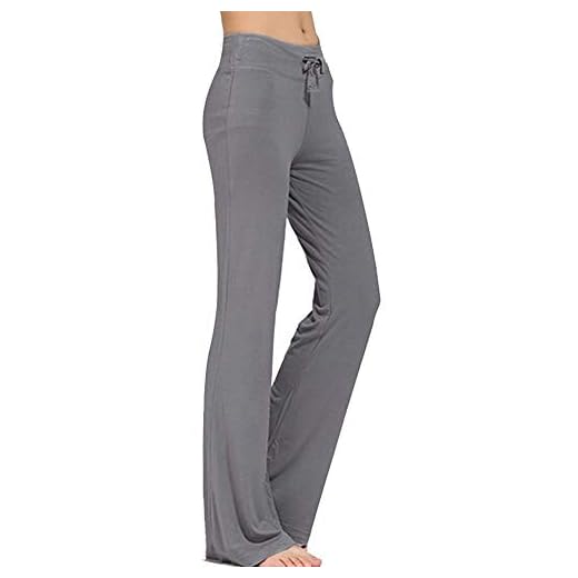 Amazon-Marke: AURIQUE Damen Yoga-Hose, Schwarz (Black), 38, Label:M 2 TownCat Trainingshose für Damen, Yoga-Hose, legere Yoga-Hose mit Kordelzug für Yoga und Jogger Gr. (Grau, XXXL)