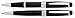 Cross Bailey Black Lacquer Ballpoint Pen & Selectip Rollerball Pen