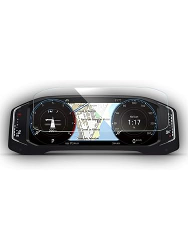 Verre trempé premium 9,2 pouces pour tableau de bord et écran GPS VW
