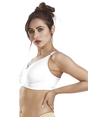 Image of DAZZLE Women's Full Coverage Wirefree Non-Padded Bra White