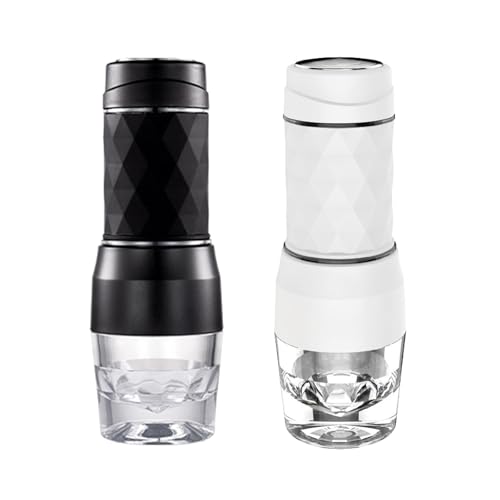 Cafetera portátil manual 2 en 1 para 120 mL