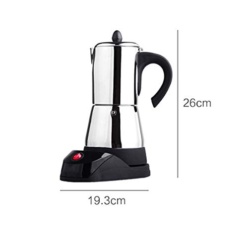 MKYSB Cafetera - Cafetera de acero inoxidable Tetera Cafetera eléctrica Filtro de estufa Herramienta de filtro for la… - Imagen 3