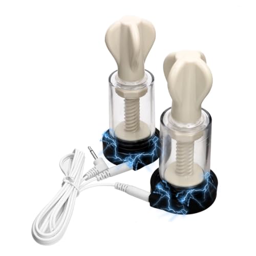Électrostimulation Ventouse de mamelon Extreme SM Bondage Set Ventouse de téton pour l’électro-stimulation, Sex Toys pour Femmes et Hommes
