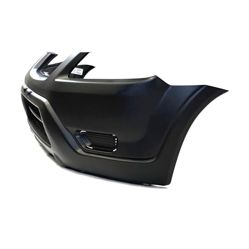 Image of FitParts Compatible with Honda CR-V 2002-2004 Front Bumper Cover | Textured, Black, Without Fog Light Holes, OEM 04711S9AA90, HO1000202