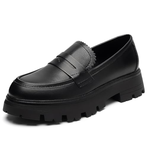 Image of Cestfini Platform Chunky Loafers for Women