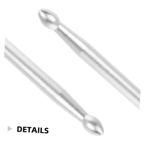 Par de baquetas de aleación de aluminio para batería miniatura 7