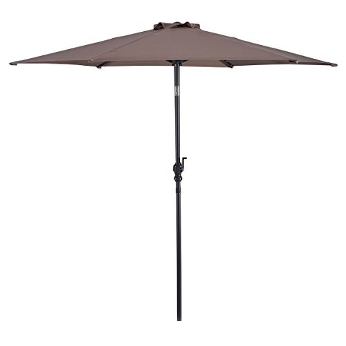 Amazon Com Giantex 10ft Outdoor Patio Umbrella Market Table Umbrella W Tilt Adjustment And Crank 180g Polyester Garden Canopy For Deck Backyard Pool Indoor Outdoor Garden Outdoor