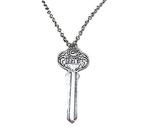 Sherlock Holmes 221B Pendant Necklace and Chain for Guys & Girls