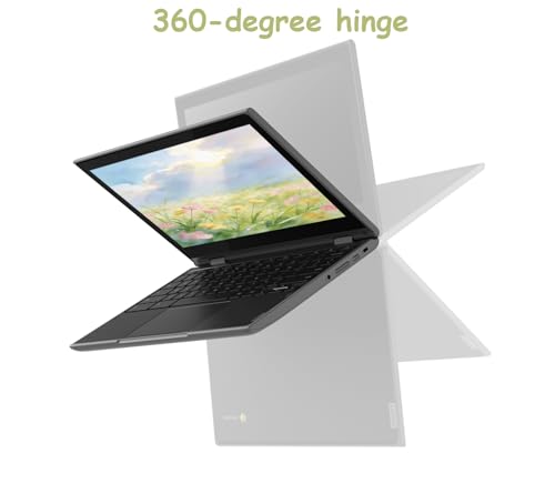Image of Lenovo 300E Chromebook Gen 2 2-in-1 Laptop for Student Education (Renewed) | 11.6-inch TouchScreen Notebook, Celeron N4020 1.1GHz, Up to 2.8GHz, 4GB RAM, 32GB SSD, Japanese Keyboard, Chrome OS