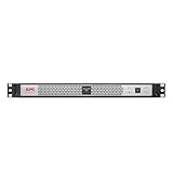 APC Smart-UPS, Lithium-ion UPS, Rackmount 1U, 120V, 4X NEMA 5-15R Outlets, Network Card, Short Depth SCL500RM1UCNC