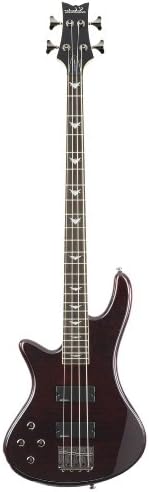 Amazon.com: Schecter Stiletto Extreme 4 Bass Guitar - Black Cherry 