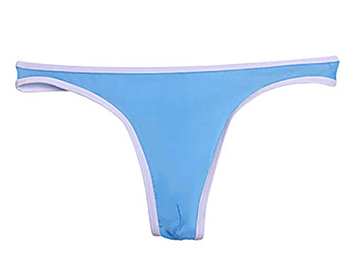 Swbreety Men's Thongs Underwear T-Back See Through Mesh Bikini Underwear