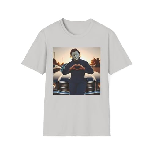 Vintage Michael Myers 90s T-Shirt | Scream Heart Hands Horror Graphic Tee | Retro Unisex Shirt for Men & Women, Perfect for Halloween4