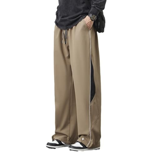 Pantalon décontracté de sport homme coupe-vent ample jambe droite - 6