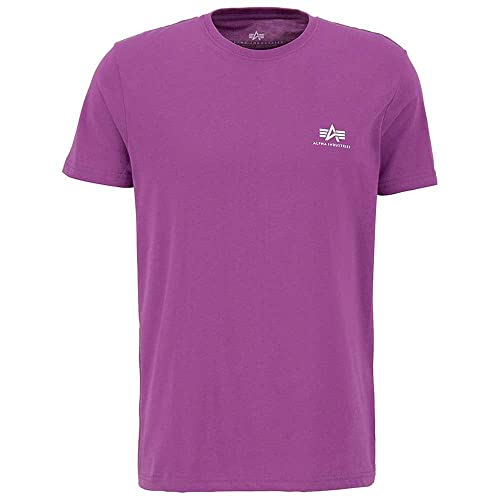 Alpha Industries Backprint T T-Shirt für Herren Dark Magenta – Ansicht 1
