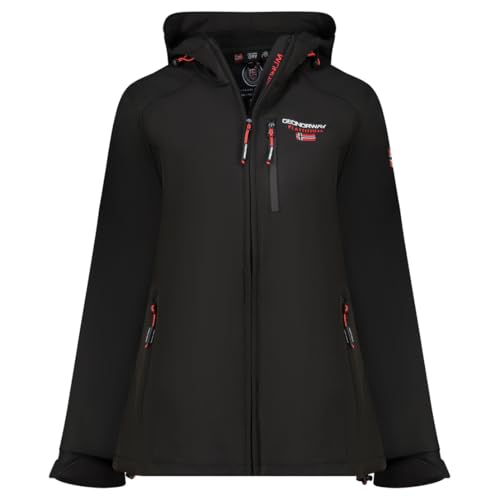 Geographical Norway Tacerama_Lady Softshell Mujer, Negro, L