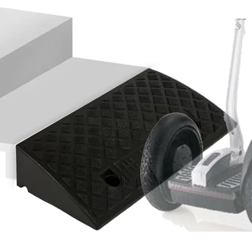 GZKDKZB Rampa de bordillo para sillas de Ruedas con elevación de 2/3/4/5/6 Pulgadas, rampa de Entrada de Goma, rampa Antideslizante para entradas de vehículos, rampa de bordillo para puert
