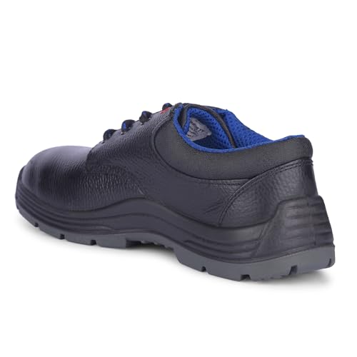 Image of Liberty Freedom SURKSHA2SJ Black Safety Lacing Oxford Shoes for Men - 5