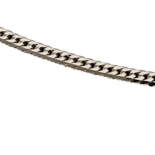 Amazon | Pt850 プラチナ 六面ダブル 喜平ネックレス(100g-60cm)中留