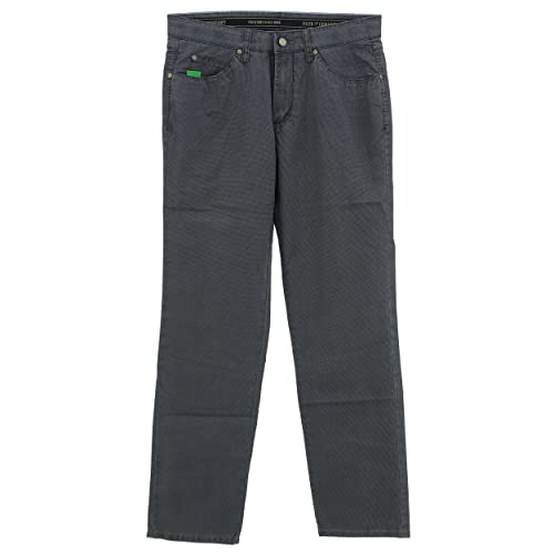 Club of Comfort, Henry, Herren Jeans Hose Popeline Mit Stretch Darkblue W 32 L 32