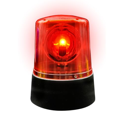 Sandfren Car Siren Strobe Light 360 Degree Rotating LED Vehicle Flashing Flare Emergency Beacon Lamp Automotive Siren Safety Warning Police Light Universal for Most Vehicles (Red)