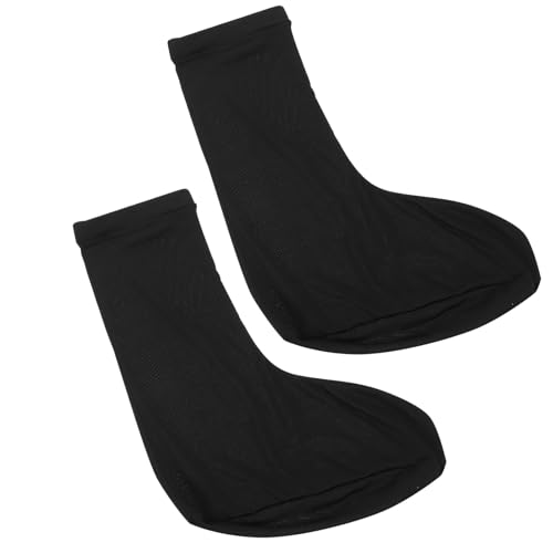HONMEET Polainas Antiesarena para Senderismo Negras Talla L, Cubrezapatillas Transpirables y Ligeras, Fundas Resistentes para Calzado de Ciclismo y Deportes al Aire Libre