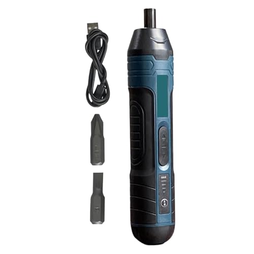 Destornillador eléctrico – Agarre cómodo ergonómico magnético, kit de reparación electrónica automática, para casa, dormitorio, sala de estar, cocina, oficina, artesanía, reparación de juguetes