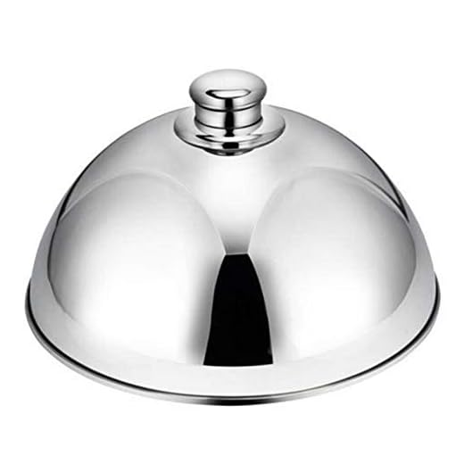 Stainless Steel Restaurant Cloche Serving Dish Food Cover Dome Plate Covers To Keep Food Warm