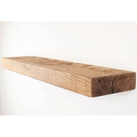Chill House Rustic Floating Shelf, Natural Oak Cover