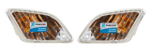Kit de paire de clignotants indicateurs de direction arrière gauche + droite pour Piaggio Vespa GTS 125 250 300 - GT 125 200 - GTV 125 250 300 Original