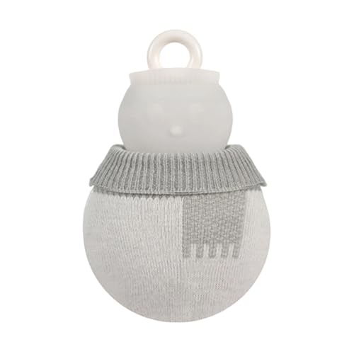 Sac d'eau chaude - Bouteille rechargeable en silicone, étui compact pour l'accumulation de chaleur, design avec couvercle de protection souple, accessoire...