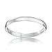 Imagen de Theia Anillo de Bodas Unisex en Oro Blanco de 18k de 2mm