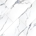 Tenedos 12x24 White with Bardiglio Grey Veining Porcelain Floor Tile for Kitchen, Backsplash, Countertop, Bathroom, Fireplace Surround (Matte, Box of 6 Pieces (11.64 Square feet))
