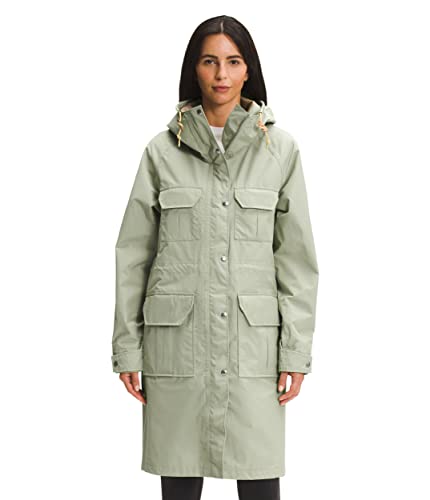 The North Face Damen Regenjacke Wasserdicht Mountain Parka, Teegrün, XL