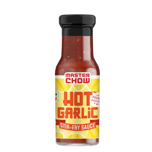 Image of MasterChow Chilli Garlic Stir Fry Cooking Sauce (220 gm) | Medium Spicy | Serves 4-5 Meals | Bang Bang Sauce