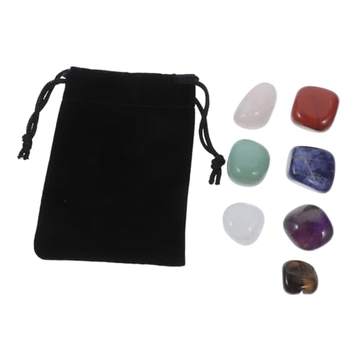 Homoyoyo Vibrant 15-20mm Crystal Agate Stones Multi Decorative Rocks for Decor Pots Aquarium Landscape