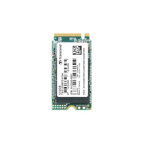 Transcend TS512GMTE470A Interne M.2 PCIe NVMe SSD 2242 512GB MTE470A ######Industrial Pcle NVMe 3.0x4