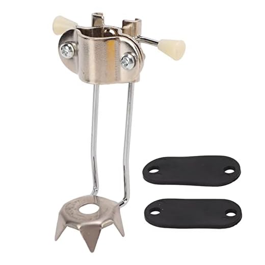 5 Garras Bastón de Trekking Crampón Palo Antideslizante Punta de Hielo Puntas de Bastón Punta de Bastón de Trekking para Hielo Bastón de Caminar de Acero Inoxidable Agarre de Hielo para Pesca Senderis